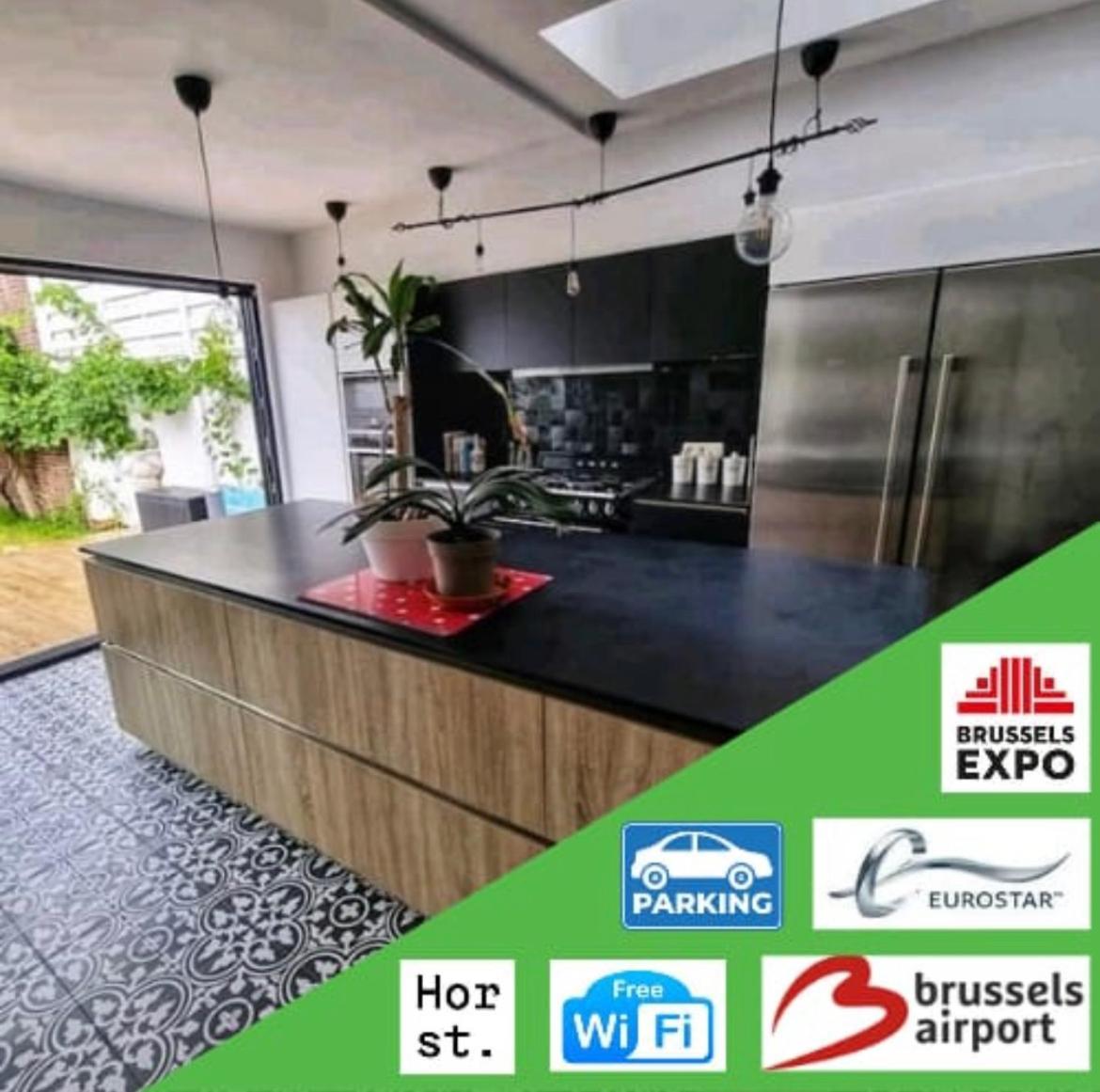 Appartement 3 Chambres Centre Vilvoorde Bruxelles Brusselsairport Expo Nato Anvers Wifi Free Parking Dış mekan fotoğraf